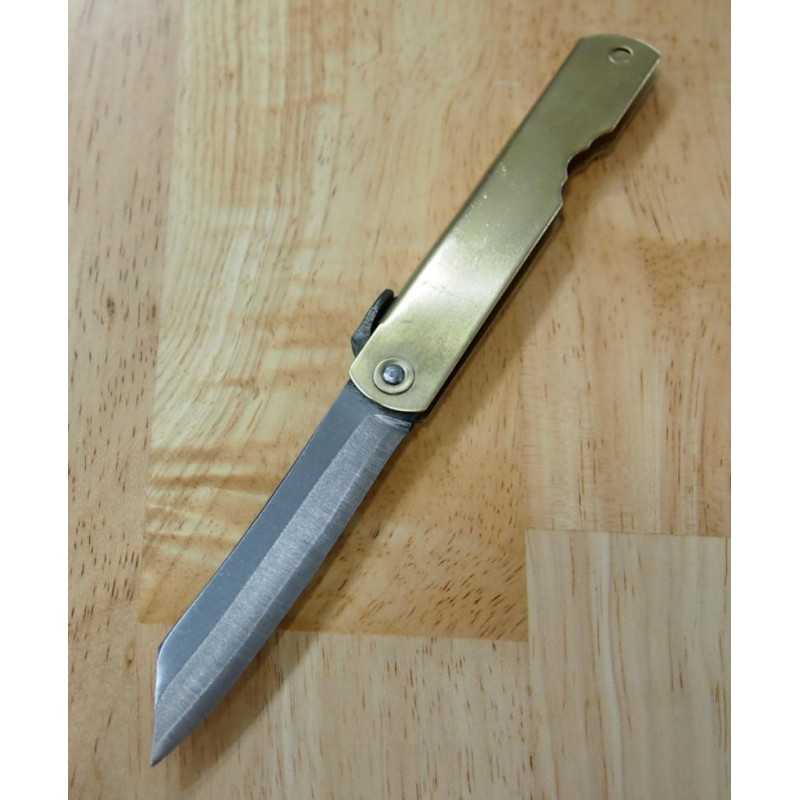 永尾かね駒製作所 HIGONOKAMI 肥後守 青鋼割込 大 (78mm)