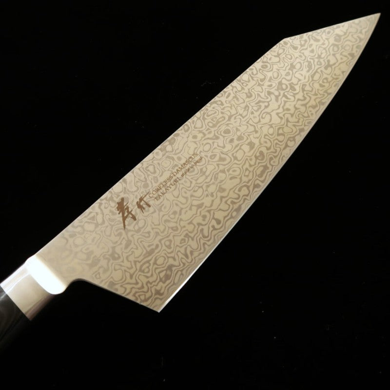 SAKAI TAKAYUKI Gyuto forme Ken Coreless Damas Manche Micarta (190 mm)