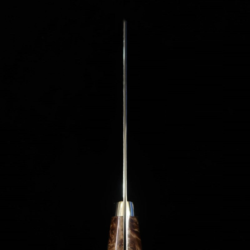 NIGARA SG2 poli, martelé, Nakiri Kirituke, manche custom (180 mm)