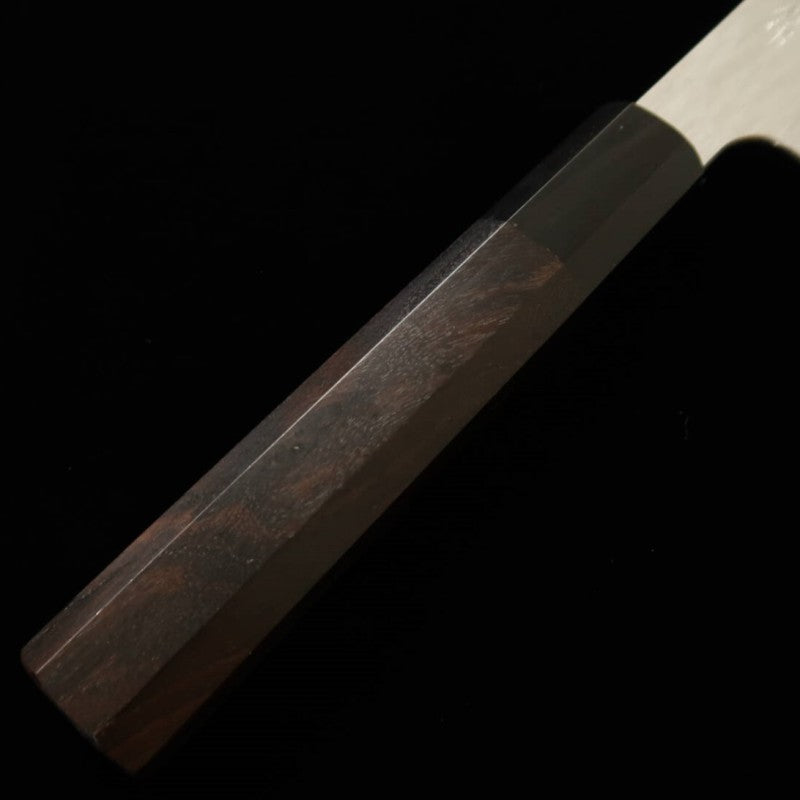 二唐刃物鍛造所NIGARA VG XEOS 槌目ダマスカス 菜切 黒檀柄(180mm)