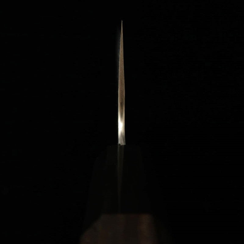 二唐刃物鍛造所NIGARA VG XEOS 槌目ダマスカス 菜切 黒檀柄(180mm)