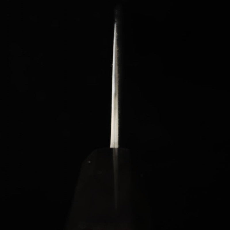 NIGARA Nakiri SG2 Anmon Damascus Buffalo Ebony Octagonal Handle (180mm)