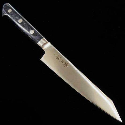 三浦 MIURA 切付ペティ AUS8 青合板柄 (145mm)