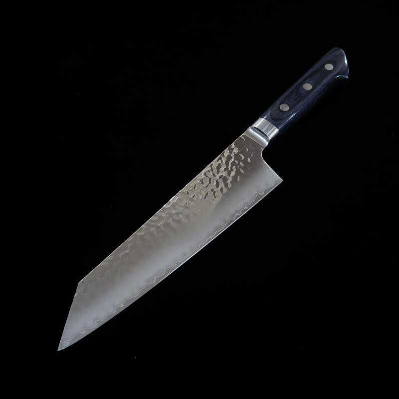 三浦MIURA  10A ステンレス 鎚目 切付三徳 (195mm)