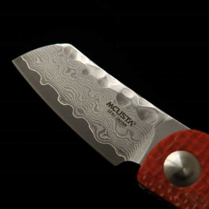 MCUSTA Petit VG-10 Damasco MC-0213D Naranja/Azul (45 mm)