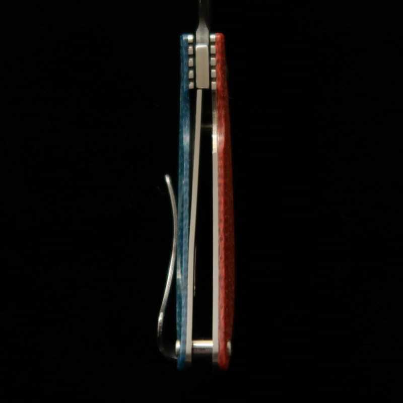 MCUSTA Petit VG-10 Damasco MC-0213D Naranja/Azul (45 mm)