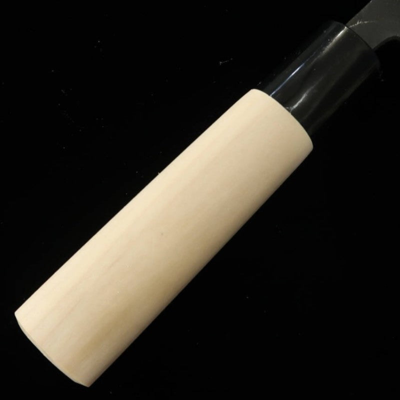 HIDARI YORIMITSU Small Deba SK steel black finish oak handle (120mm)