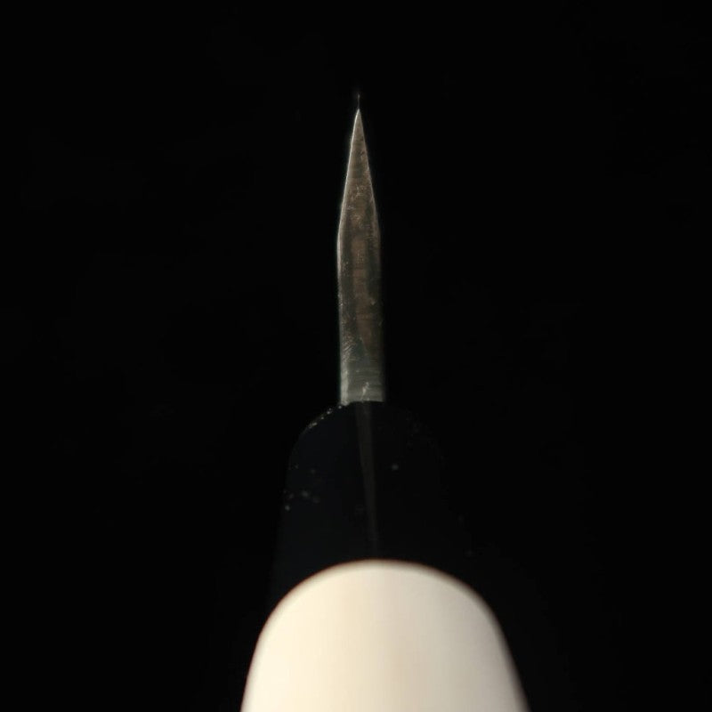 HIDARI YORIMITSU Small Deba SK steel black finish oak handle (120mm)