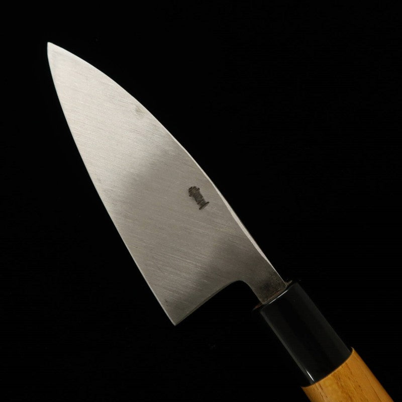 Miura Petit Deba, acier bleu n°2, épaisseur 4 mm, manche en orme (105/120 mm)