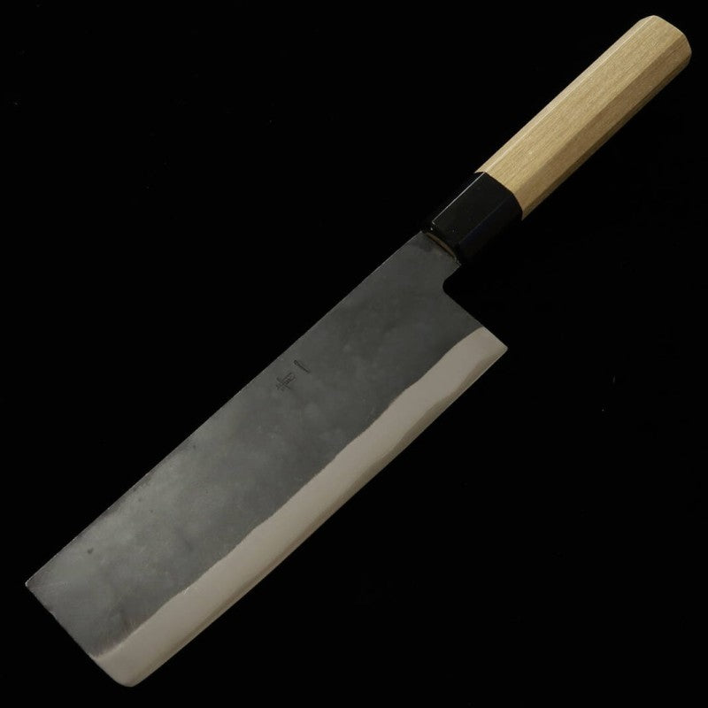 Nakiri MIURA aogami nº1 revestido de acero inoxidable, acabado negro (165mm)