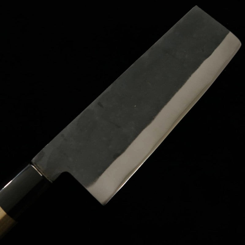 Nakiri MIURA aogami nº1 revestido de acero inoxidable, acabado negro (165mm)