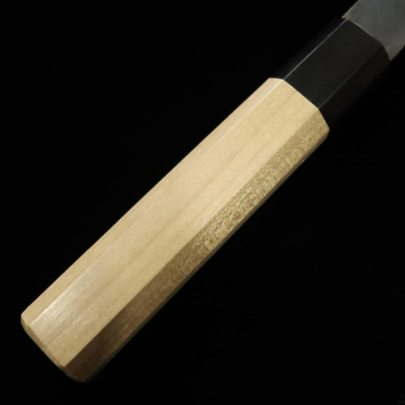 Nakiri MIURA aogami nº1 revestido de acero inoxidable, acabado negro (165mm)