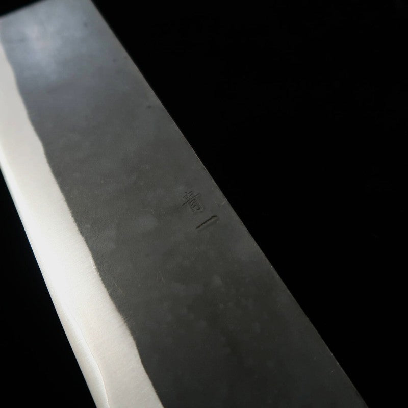 Nakiri MIURA aogami nº1 revestido de acero inoxidable, acabado negro (165mm)