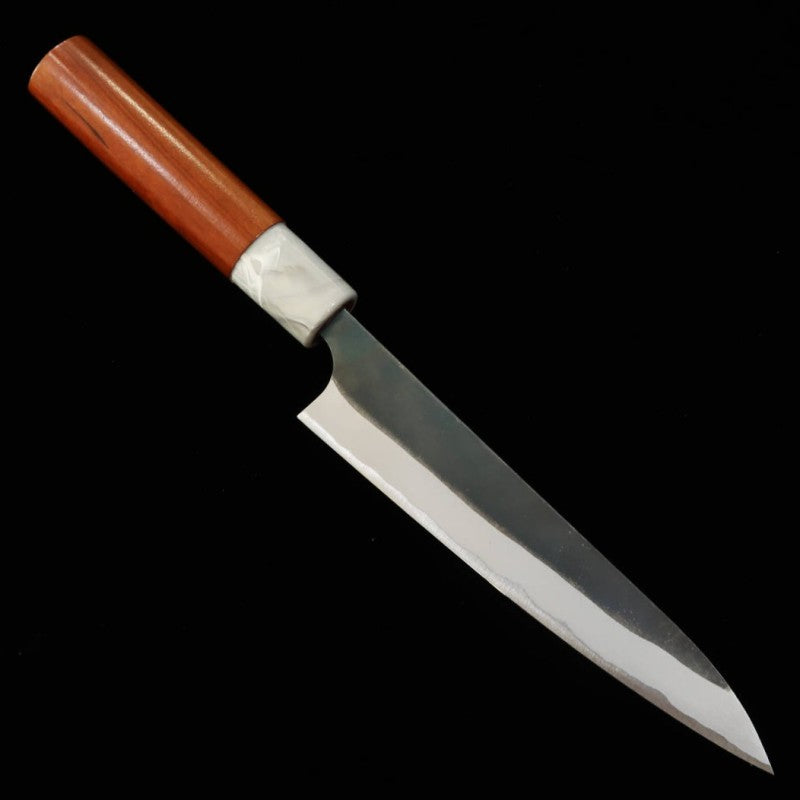 Masakage Aogami #2 "Mizu" Finition kuro-uchi Petty Manche en merisier américain (150 mm)