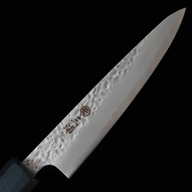 MIURA Petty Shirogami No.1 Hammered Oak Handle (135mm)