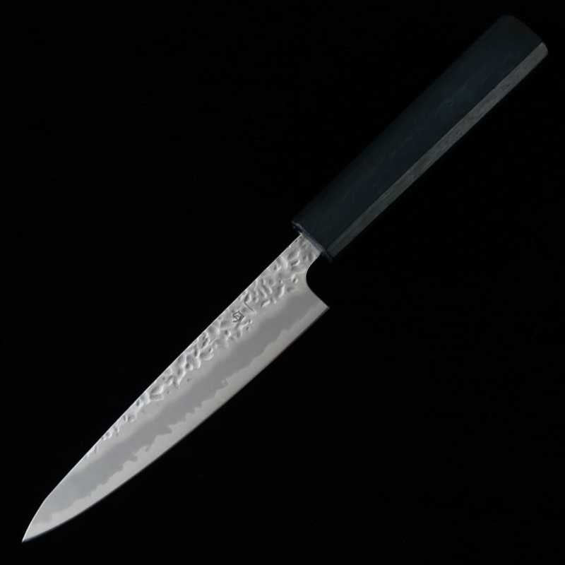 MIURA Petty Shirogami No.1 Hammered Oak Handle (135mm)