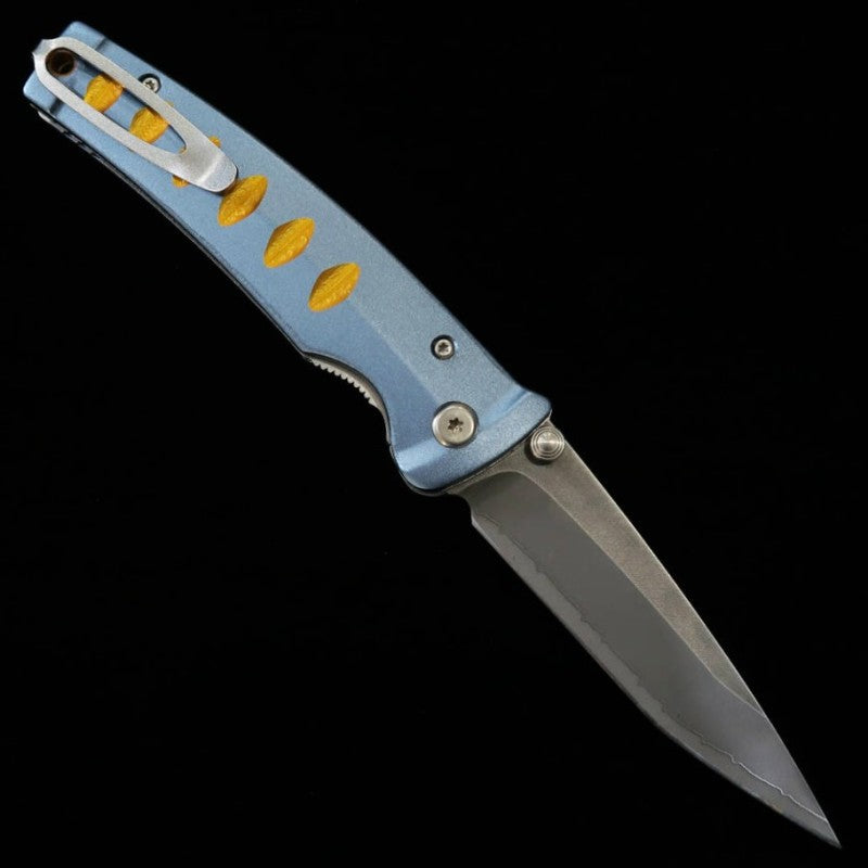 MCUSTA MCUSTA Cuchillo MC-0042C VG-10 Azul/Naranja (85mm)