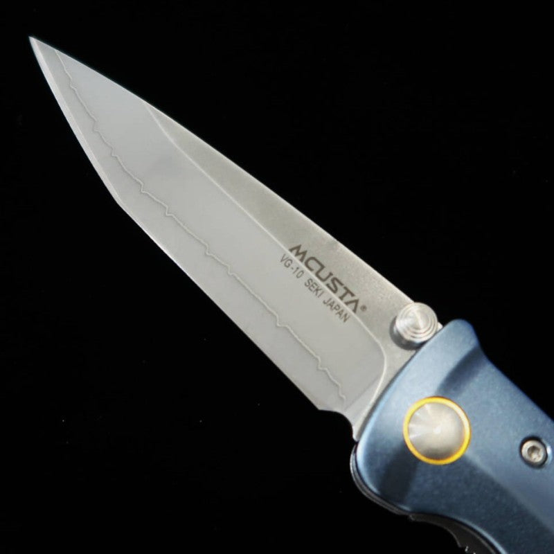 MCUSTA MCUSTA Cuchillo MC-0042C VG-10 Azul/Naranja (85mm)