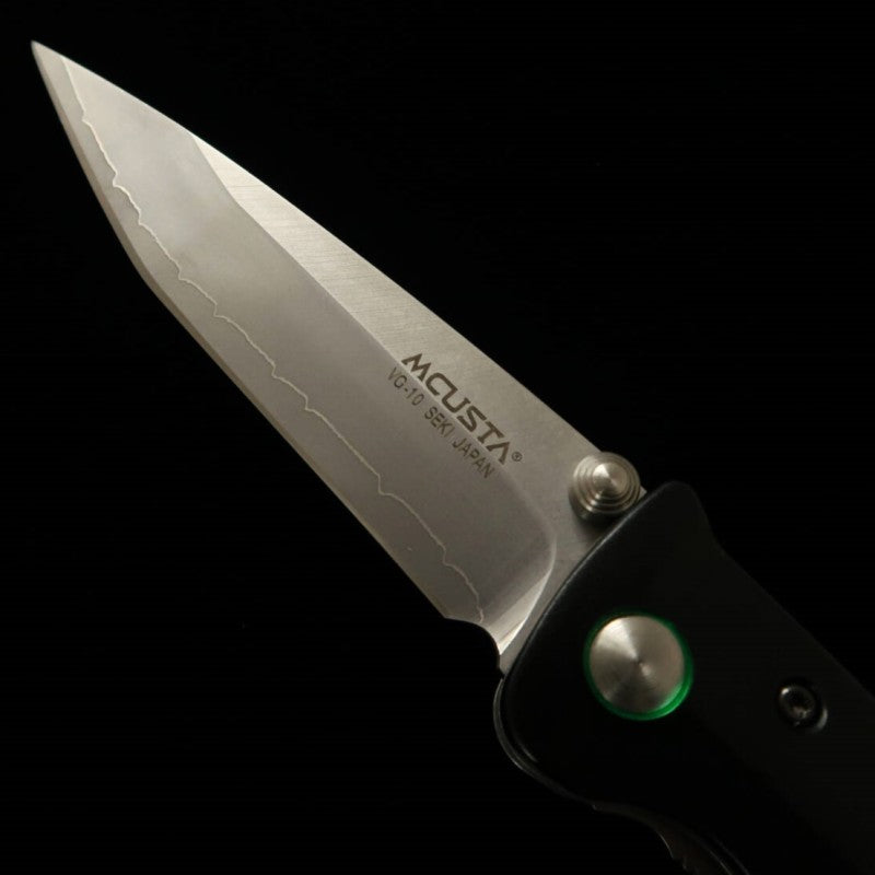 Navaja plegable MCUSTA - Serie Katana - MC-0044C - VG-10 - Negro/Verde (85mm)