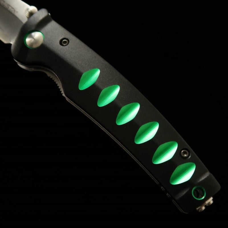 Navaja plegable MCUSTA - Serie Katana - MC-0044C - VG-10 - Negro/Verde (85mm)