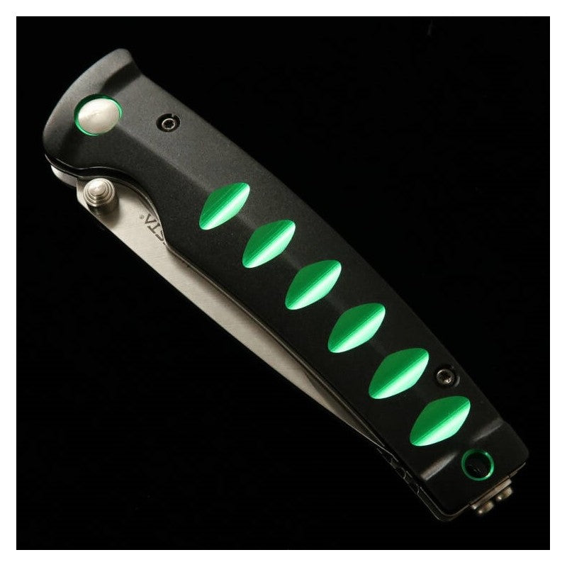 Navaja plegable MCUSTA - Serie Katana - MC-0044C - VG-10 - Negro/Verde (85mm)