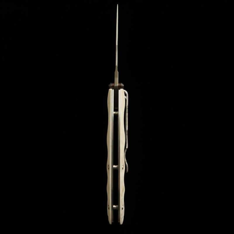 MCUSTA Classic Wave Corian, navaja plegable MC-0019V (85mm)