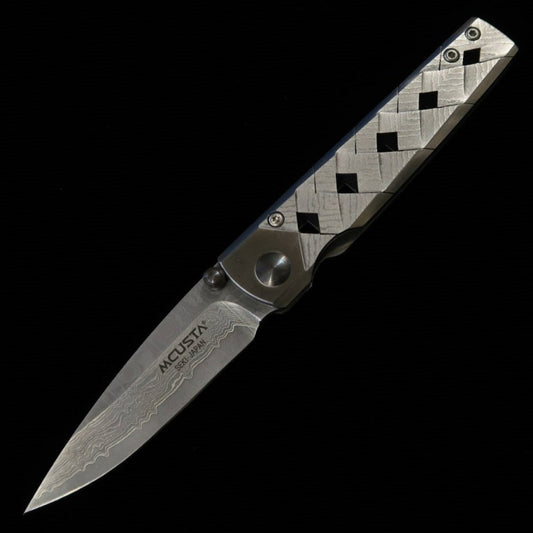 Mcusta Katana serie VG10 Damasco 33 capas plata MC-0037D (71mm)