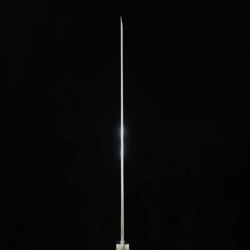 TADOKORO HAMONO by Makoto - Faca Saki-maru Takobiki, polimento espelhado, aço Gin-san nº3, cabo Corian (300mm)
