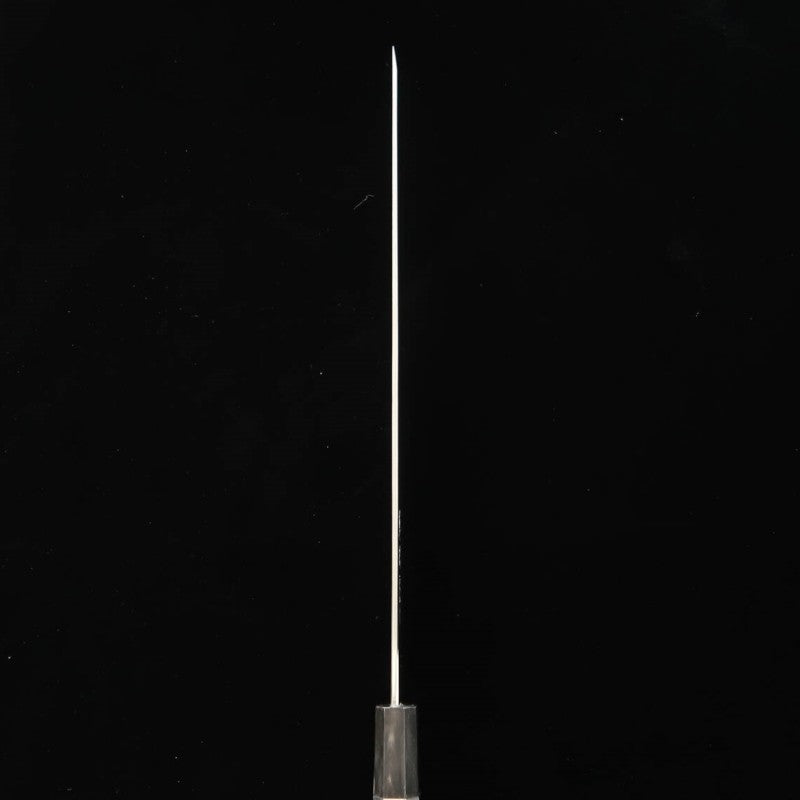 田所刃物 TADOKORO HAMONO 真琴作 鏡面 銀紙三号 先丸蛸引 黒檀銀巻柄 (300mm)