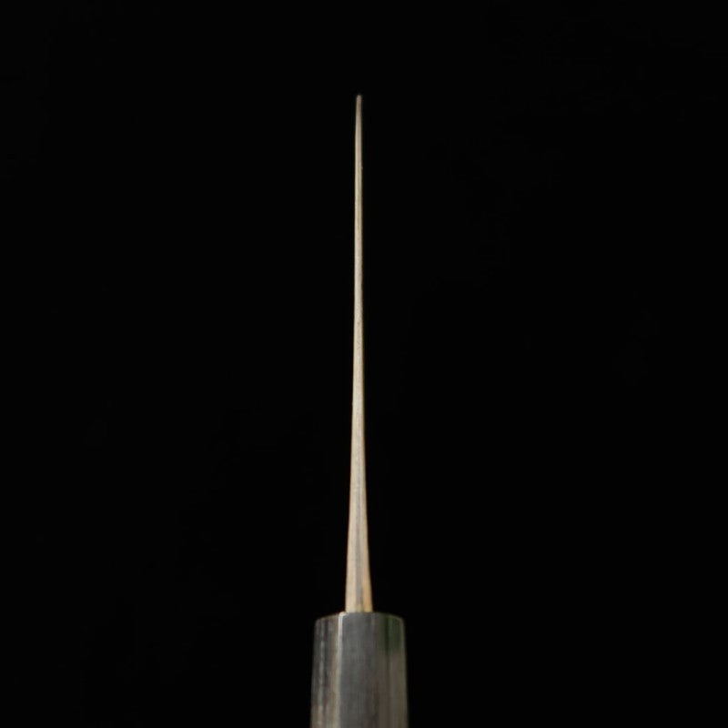 ANRYU Santoku Aogami Super hammered black finish Rosewood handle (180mm)