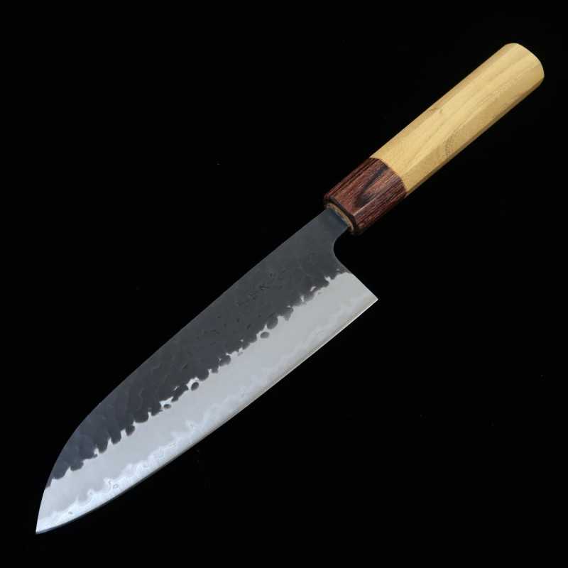 Santoku MIURA Aogami Super Laminado Forjado Negro (165mm)
