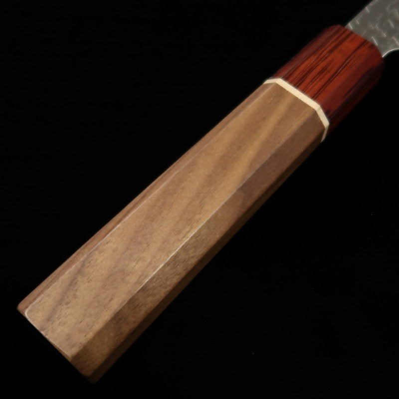 Santoku MIURA Fubuki SG2 Martillado Mango de nogal (170mm)