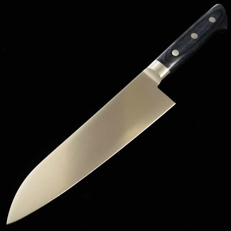 Santoku Miura AUS8 Cabo de madeira compensada azul (180mm)