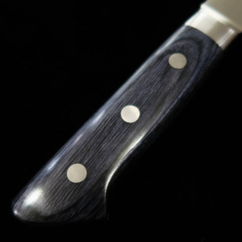 Santoku Miura AUS8 Cabo de madeira compensada azul (180mm)