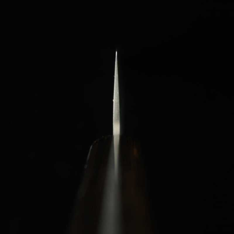 三浦 MIURA  銀紙三号 三徳 茶合板柄 (180mm)