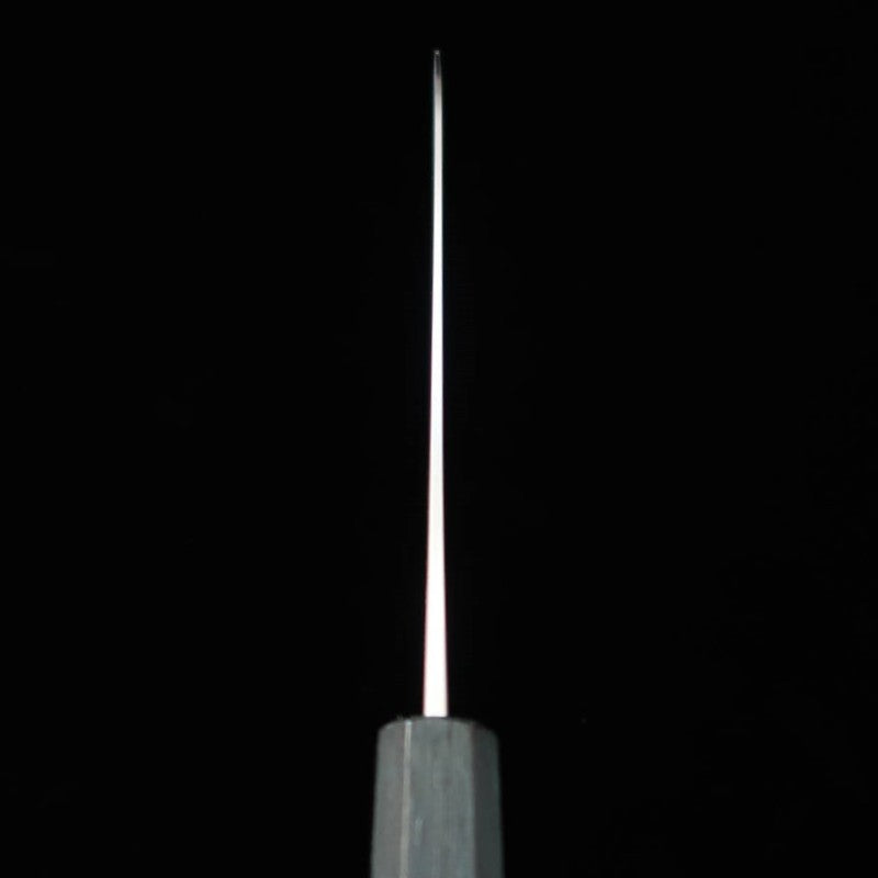 三浦 MIURA 三徳 白紙一号 藍樫八角柄 (165mm)