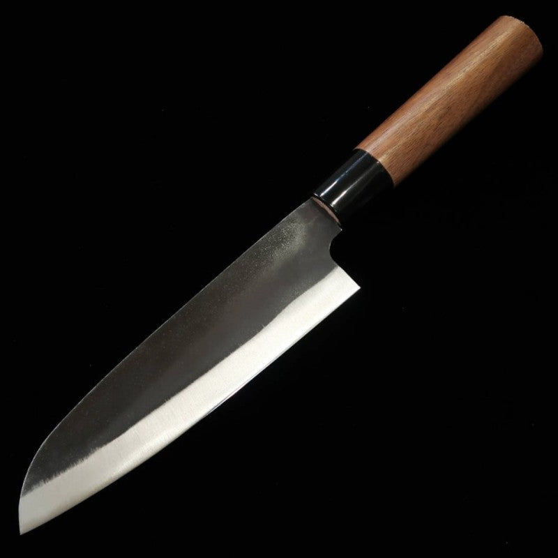 三浦 MIURA 三徳 白紙二号 黒打ち 胡桃柄 (165mm)