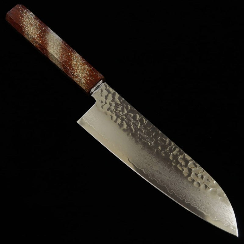 SAKAI TAKAYUKI Santoku Seiren VG-10 Damascus Hammered (170mm)