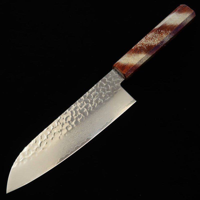 SAKAI TAKAYUKI Santoku Seiren VG-10 Damascus Hammered (170mm)
