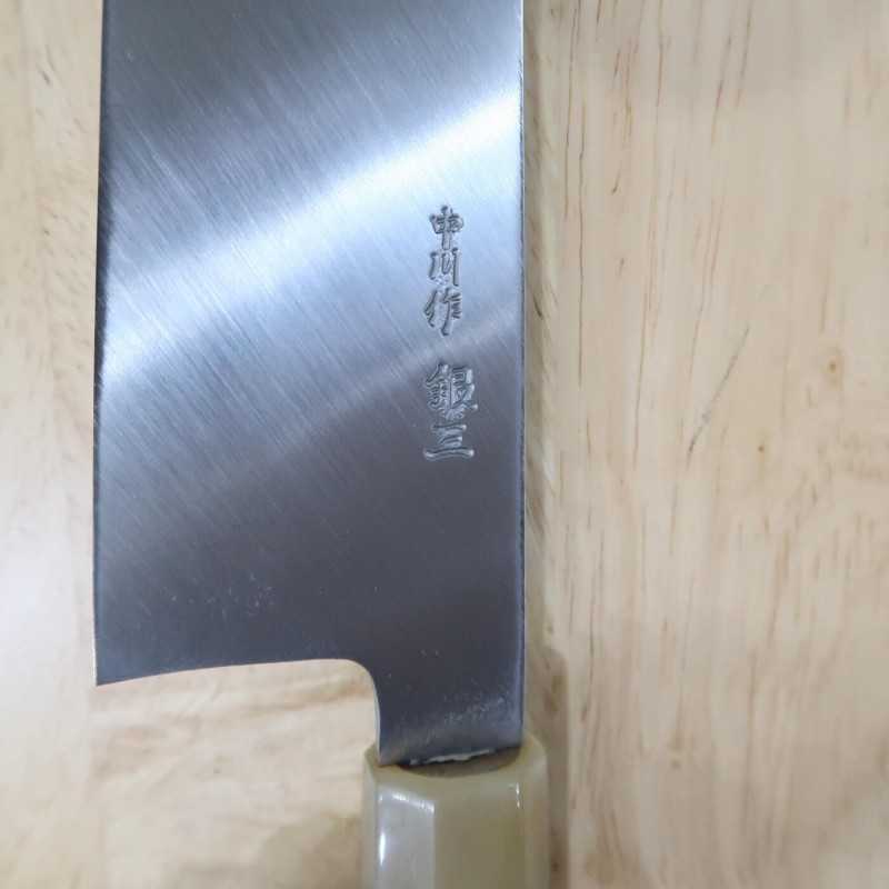 Miura MIURA Obidama Gyuto à simple tranchant Gin-san No.3 (240 mm)