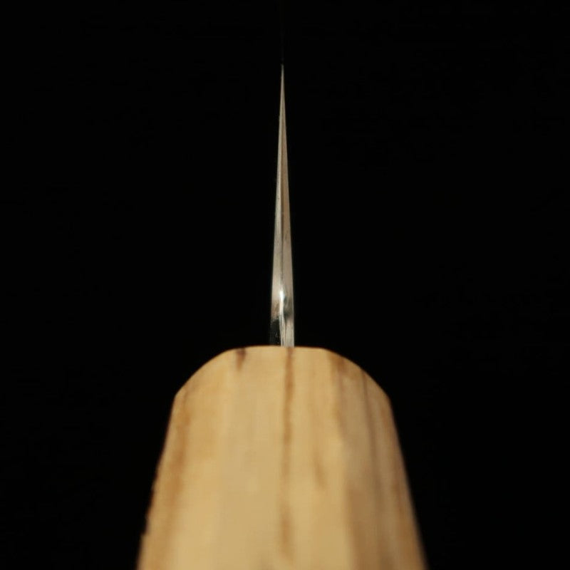 Hado HADO Sujihiki Aogami nº1, acabado kuro-uchi, Damasco, mango de corteza de cerezo escarchado (240 mm)