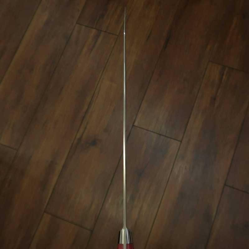 SUISIN Sujihiki INOX PREMIUM Micarta Handle Red/White (240/270mm)