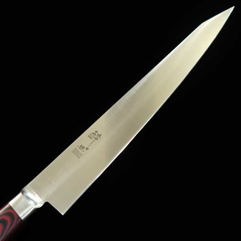 Sujihiki INOX PREMIUM SUISIN com cabo em Micarta Vermelho/Preto (240/270mm)