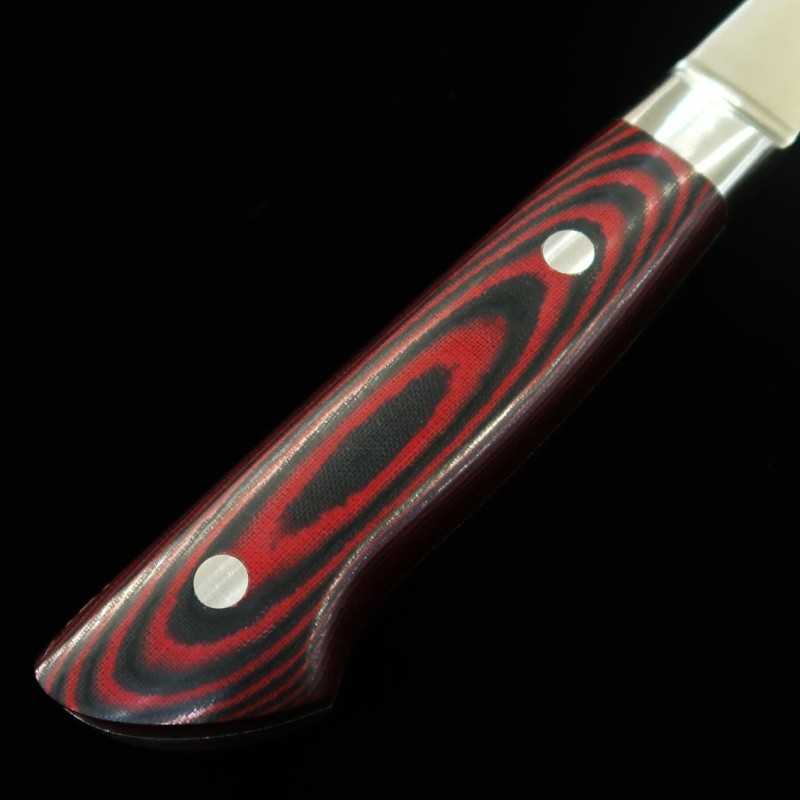 Sujihiki INOX PREMIUM SUISIN com cabo em Micarta Vermelho/Preto (240/270mm)