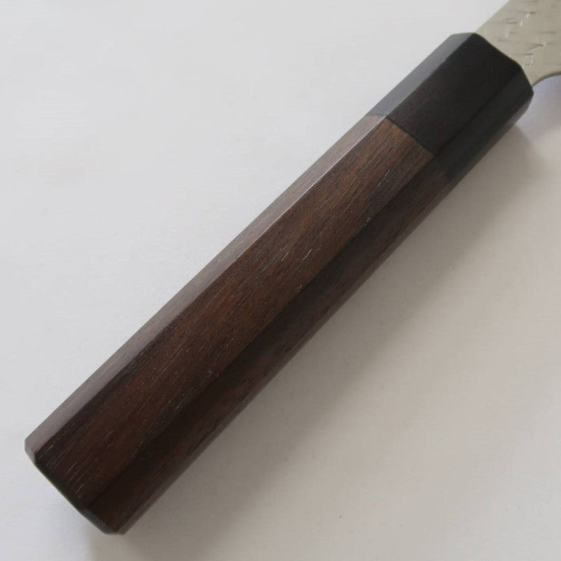 二唐刃物鍛造所 NIGARA SPG STRIX 槌目ダマスカス 筋引 紫檀柄 (240mm)