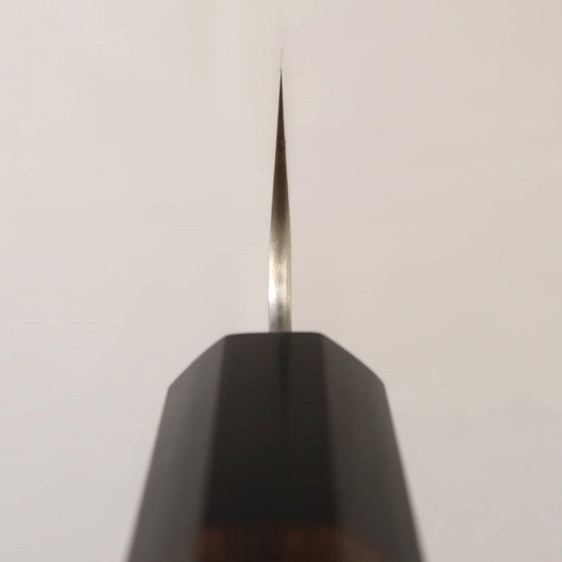 二唐刃物鍛造所 NIGARA SPG STRIX 槌目ダマスカス 筋引 紫檀柄 (240mm)