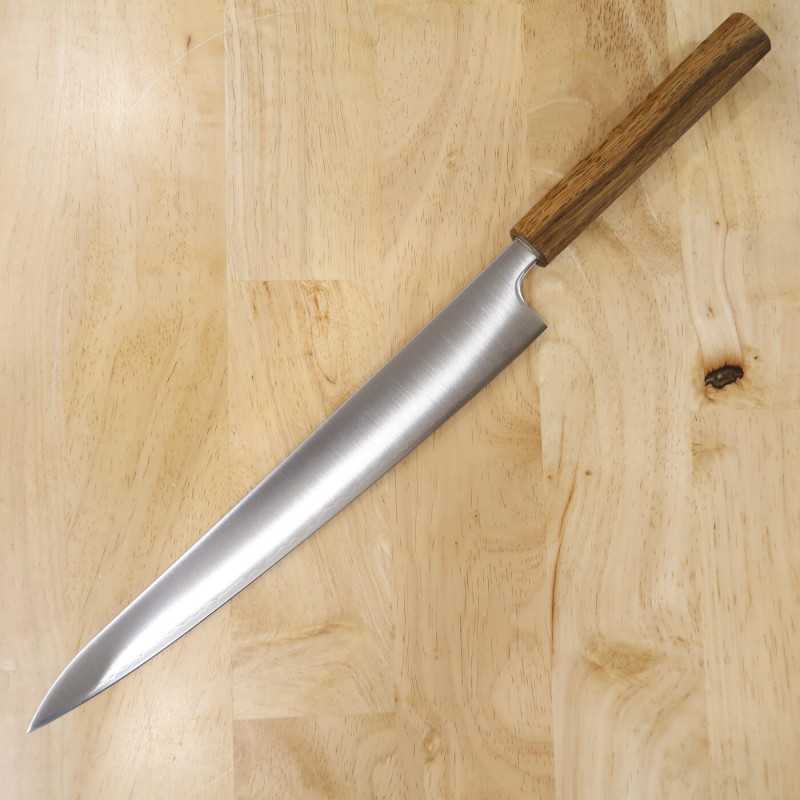 Sujihiki MIURA acero en polvo HSS mango octogonal de roble (240/270mm)