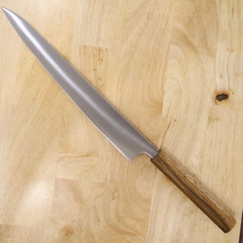 Sujihiki MIURA acero en polvo HSS mango octogonal de roble (240/270mm)