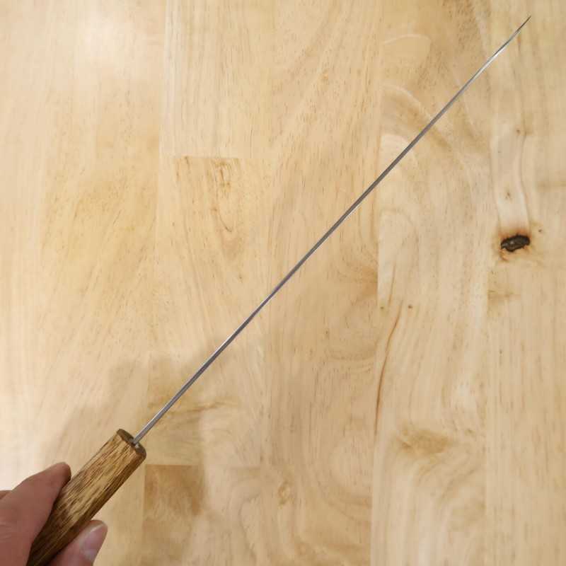 Sujihiki MIURA acero en polvo HSS mango octogonal de roble (240/270mm)