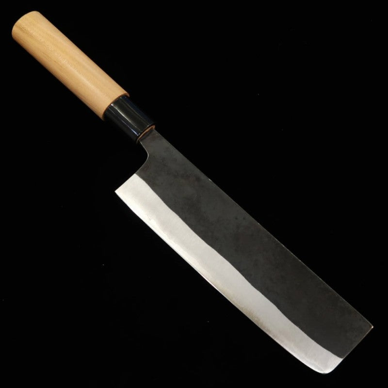 IKENAMI HAMONO Nakiri White Steel No.1 Sakura Handle (170mm)